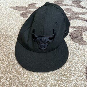 Black Chicago Bulls Hat